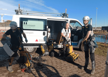Succesvolle Open Monumentendag bij Abseil voor Kinderen op Droogdokkensite