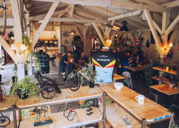 Tijdelijke Musette verwelkomt bezoekers in De Schorre