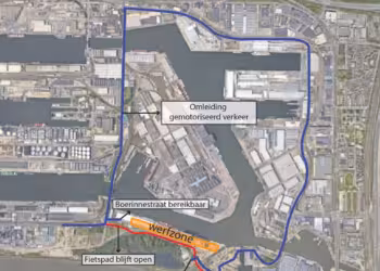 Oosterweelsteenweg afgesloten op 7 december tussen 6 uur en 18 uur