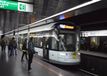 Onderhoudswerken aan de metrotunnel onder de Schelde