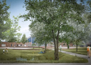 Start heraanleg Arenaplein in Deurne-Zuid