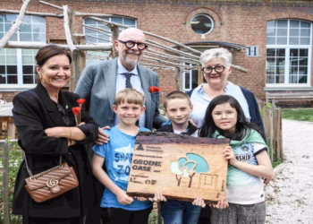 Basisschool Sleutelhof in Rumst opent feestelijk nieuwe groene speelplaats