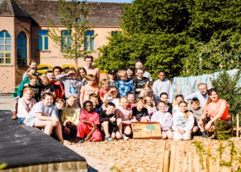 Basisschool Klavertje 4 in Balen ontvangt label van Groene Oases