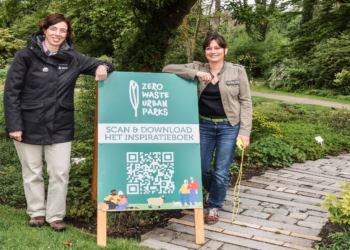 Vrijbroekpark en 4 Europese stadsparken lanceren inspiratieboek met 20 ideeën voor minder afval