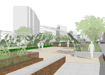 Definitief plan voor openbare ruimte op tunnelkap Jan De Voslei