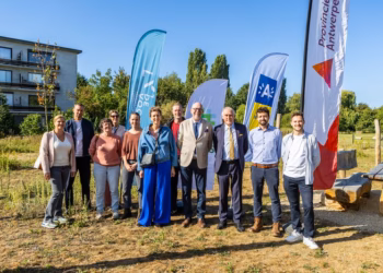 Groenzone IJsvogelstraat in Merksem geopend