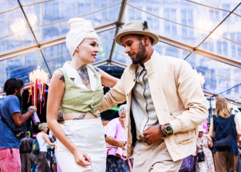 Feesten in jaren ’40-stijl op de Groenplaats