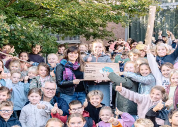 Vrije Basisschool De Toren in Mol ontvangt label voor afgewerkte Groene Oase