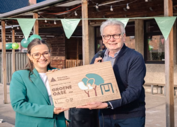 De Grote Groene Oase van Vrije Basisschool Pullaar in Lier is geopend