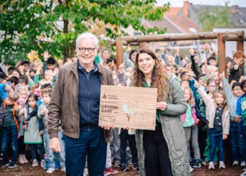 Duffelse Basisschool ’t Kofschip in Duffel ontvangt label voor ‘Groene Oase’