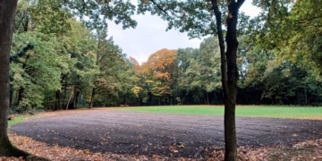 Park Zellaer: oud basketbalveld maakt plaats voor groen