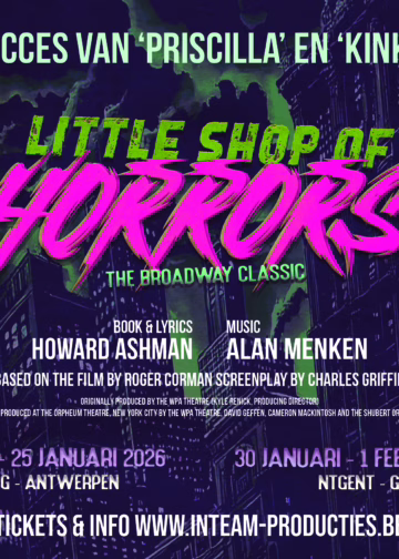 INTEAM MAAKT DE CAST BEKEND VAN DE BROADWAY CLASSIC ‘LITTLE SHOP OF HORRORS