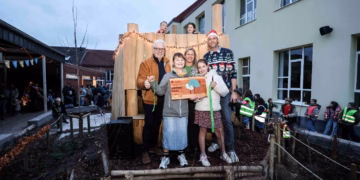 Basisschool Sint-Lucia in Ranst opent nieuwe Groene Oase: 180 m² onthard en omgevormd tot speelse, natuurlijke buitenruimte