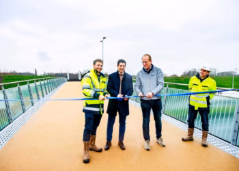 Nieuwe fietsbrug E17 als onderdeel van Ringpark West