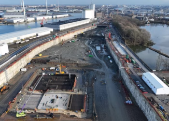 Ruwbouw Oosterweelknooppunt gestart
