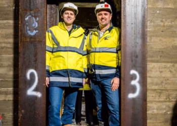 Deuren open tussen laatste twee delen Scheldetunnel