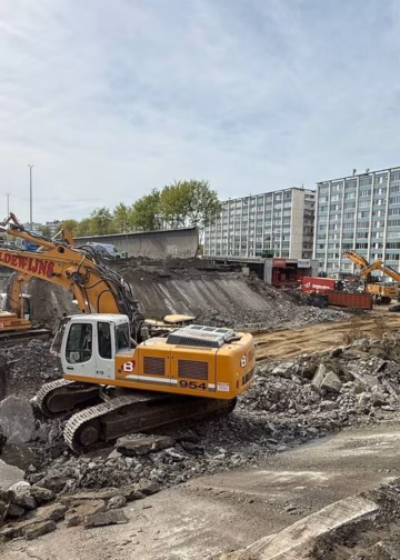 Nieuwe bruggen E313: blijf omgeving met de auto vermijden