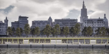 Start werken nieuw ponton Steenplein voor watervervoer