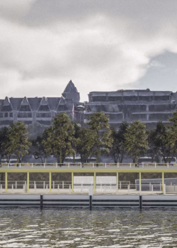 Start werken nieuw ponton Steenplein voor watervervoer