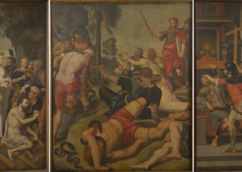 Museum Hof van Busleyden verwelkomt ontwerptekening van Lucas II Franchoys en triptiek van Michiel Coxcie