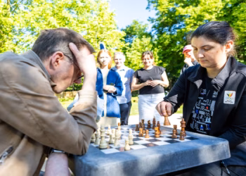 Schaakhoek Rivierenhof viert feest