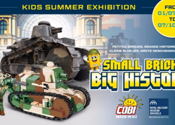 Bouwsteentjes veroveren deze zomer het Legermuseum in Brussel!  « Small Bricks, Big History »