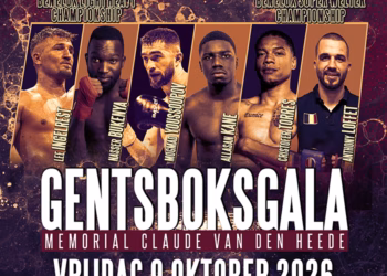 Gentsboksgala “Memorial Claude Van Den Heede” op vrijdag 9 oktober 2026