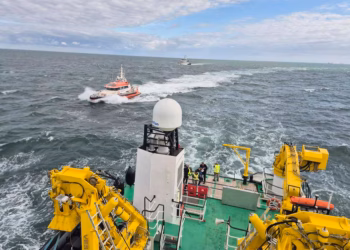 Grootschalige oefening boven Belgische Noordzee