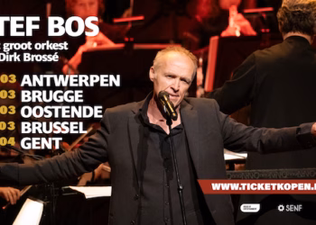 Stef Bos bundelt krachten met Dirk Brossé voor symfonische tournee met groot orkest door Vlaanderen en Nederland