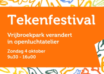 Tekenfestival in het Vrijbroekpark