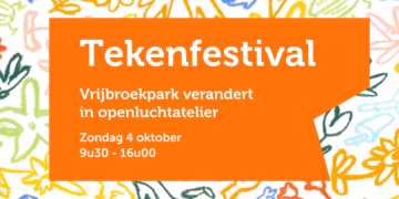 Tekenfestival in het Vrijbroekpark