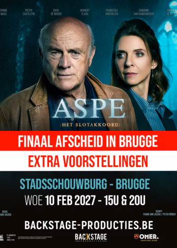 ASPE – HET SLOTAKKOORD krijgt twee extra voorstellingen in Brugge
