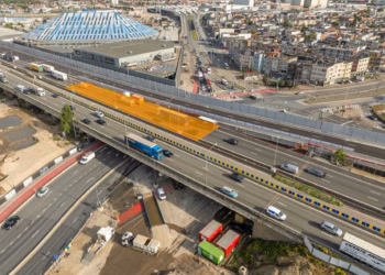 Afbraak viaduct van Merksem boven Schijnpoortweg van 1 tot 6 oktober
