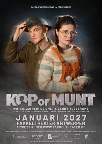 Remi De Smet en Lenny Tosserams brengen hun passieproject ‘Kop Of Munt’ in Antwerps Fakkeltheater
