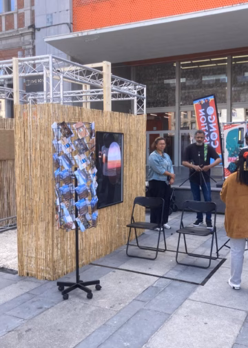 Kunstinstallatie toont Meirpassanten verhalen achter Congolese mijnbouw
