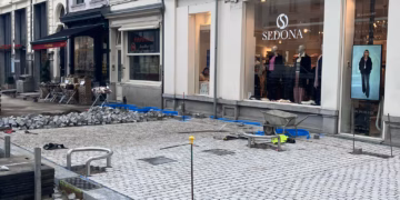 Vernieuwing Wapper: aanleg bestrating gestart