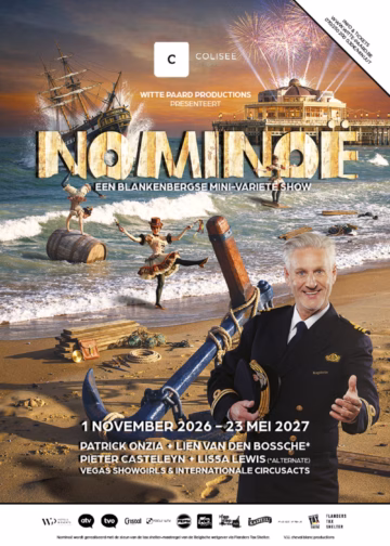 Met Nominoë brengt Witte Paard Productions, in samenwerking met Stad Blankenberge, een bijzondere voorstelling waarin geschiedenis, herinnering en entertainment samenkomen.